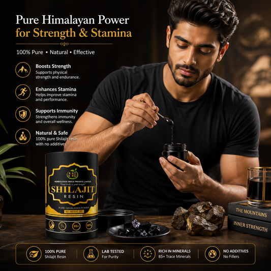 Derma Ocean Pure Himalayan Shilajit Resin | Natural Energy & Stamina Support | 100% Authentic